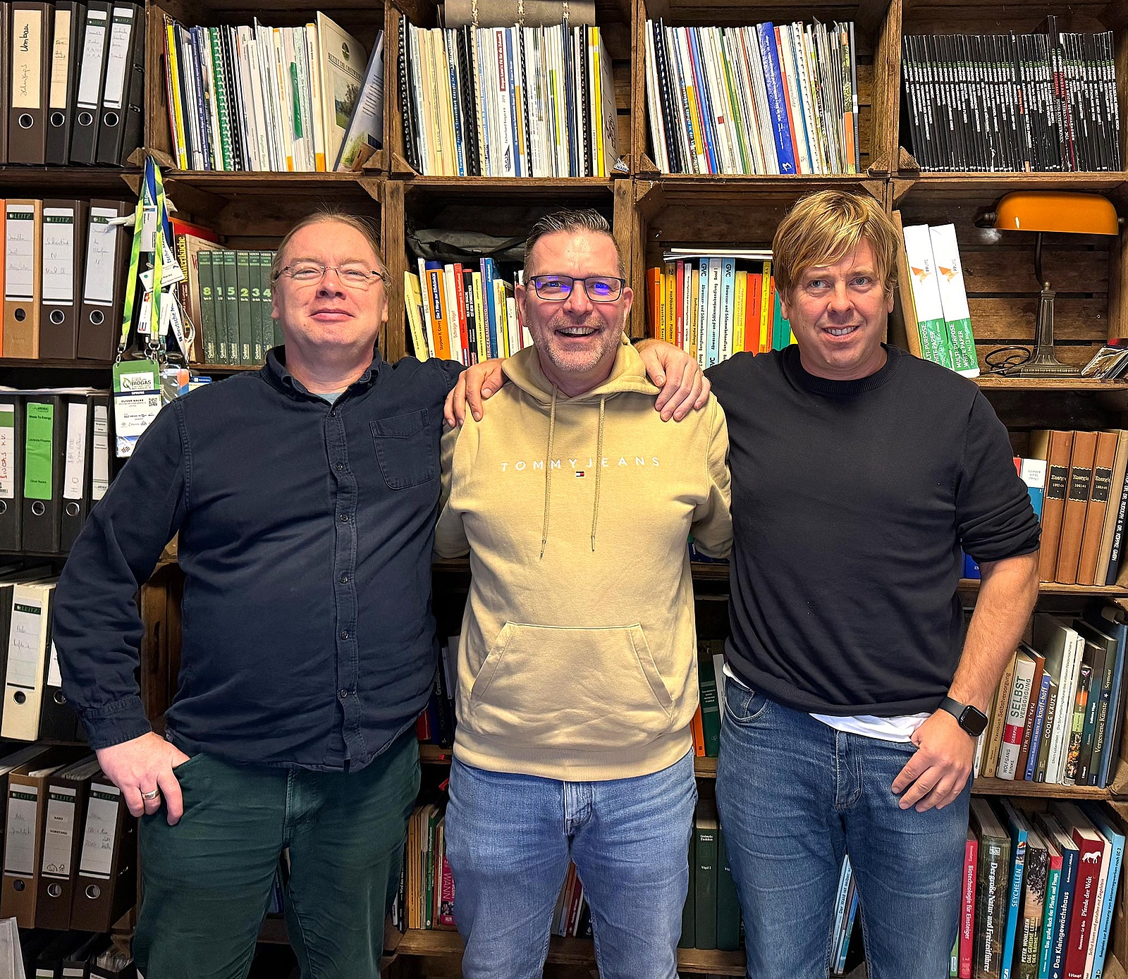 Gruppenfoto Oliver Nacke, Sven Sattler und Daniel Sporleder 