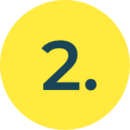 gelber Kreis mit einer 2