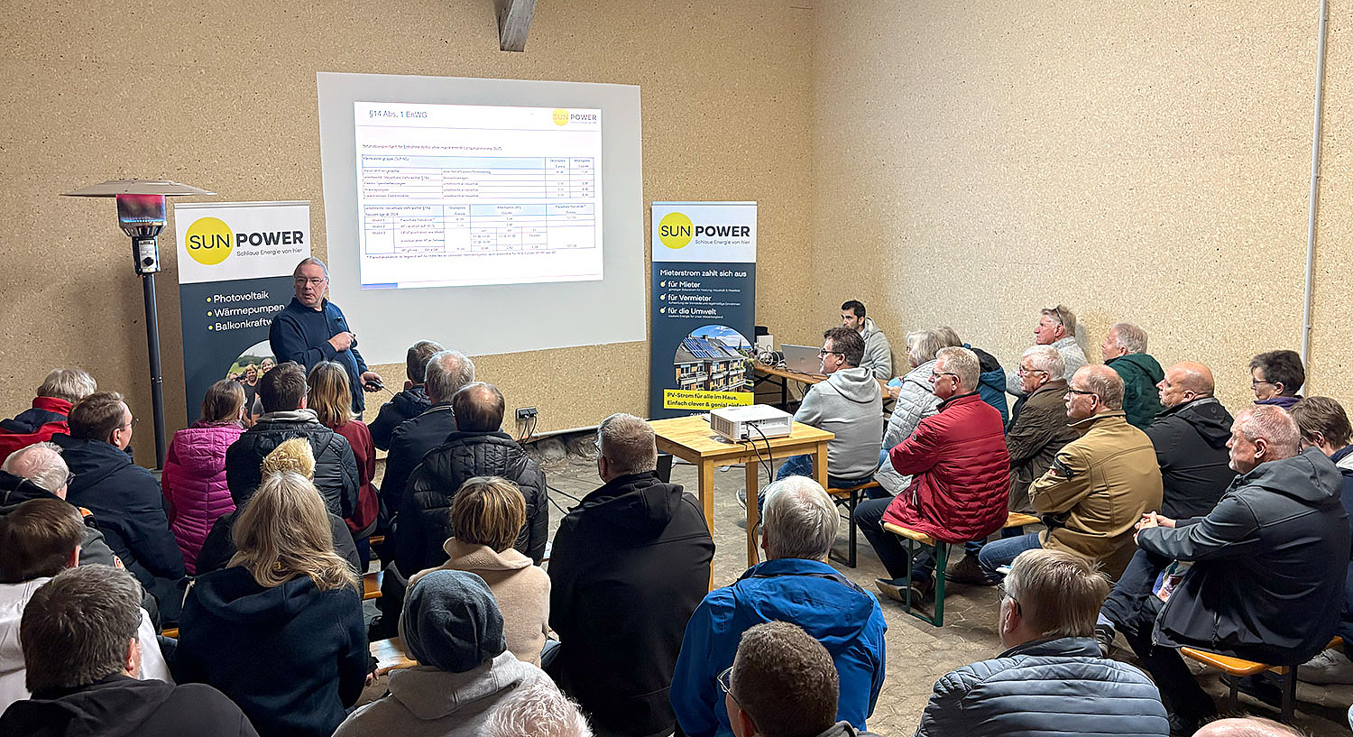 SUNPOWER-Vortragsraum