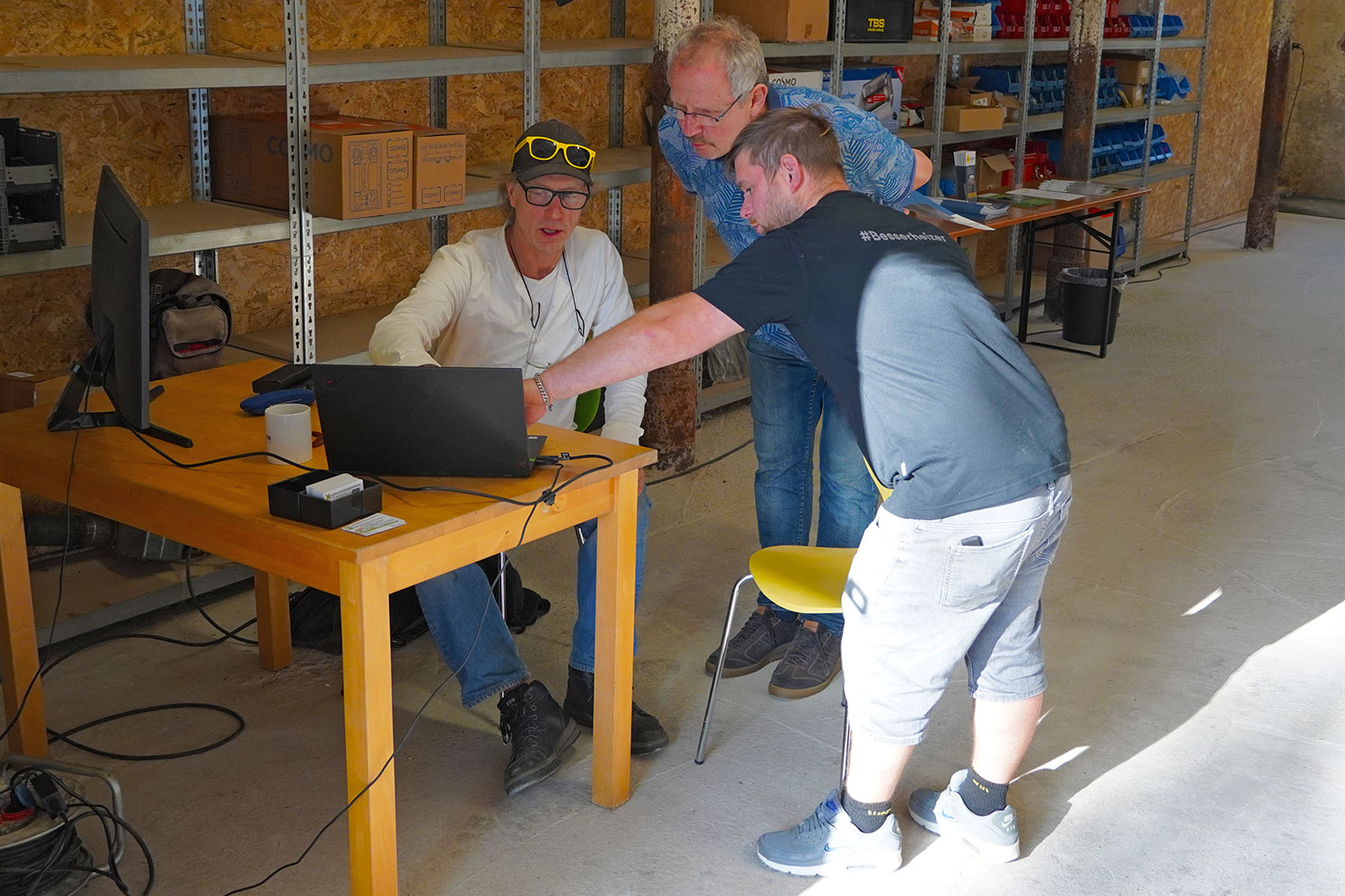 PV-Beratung am Laptop