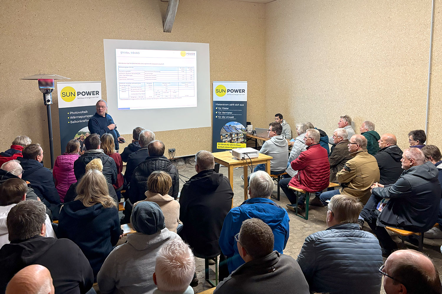 SUNPOWER Weserbergland Vortragsraum
