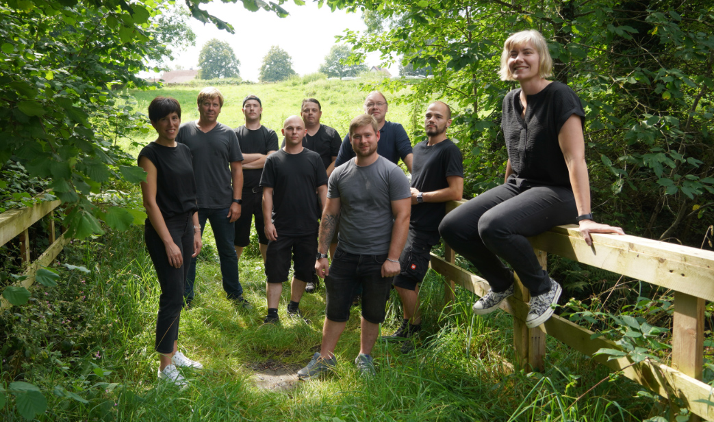 Das 9köpfige Team von SUNPOWER Weserbergland